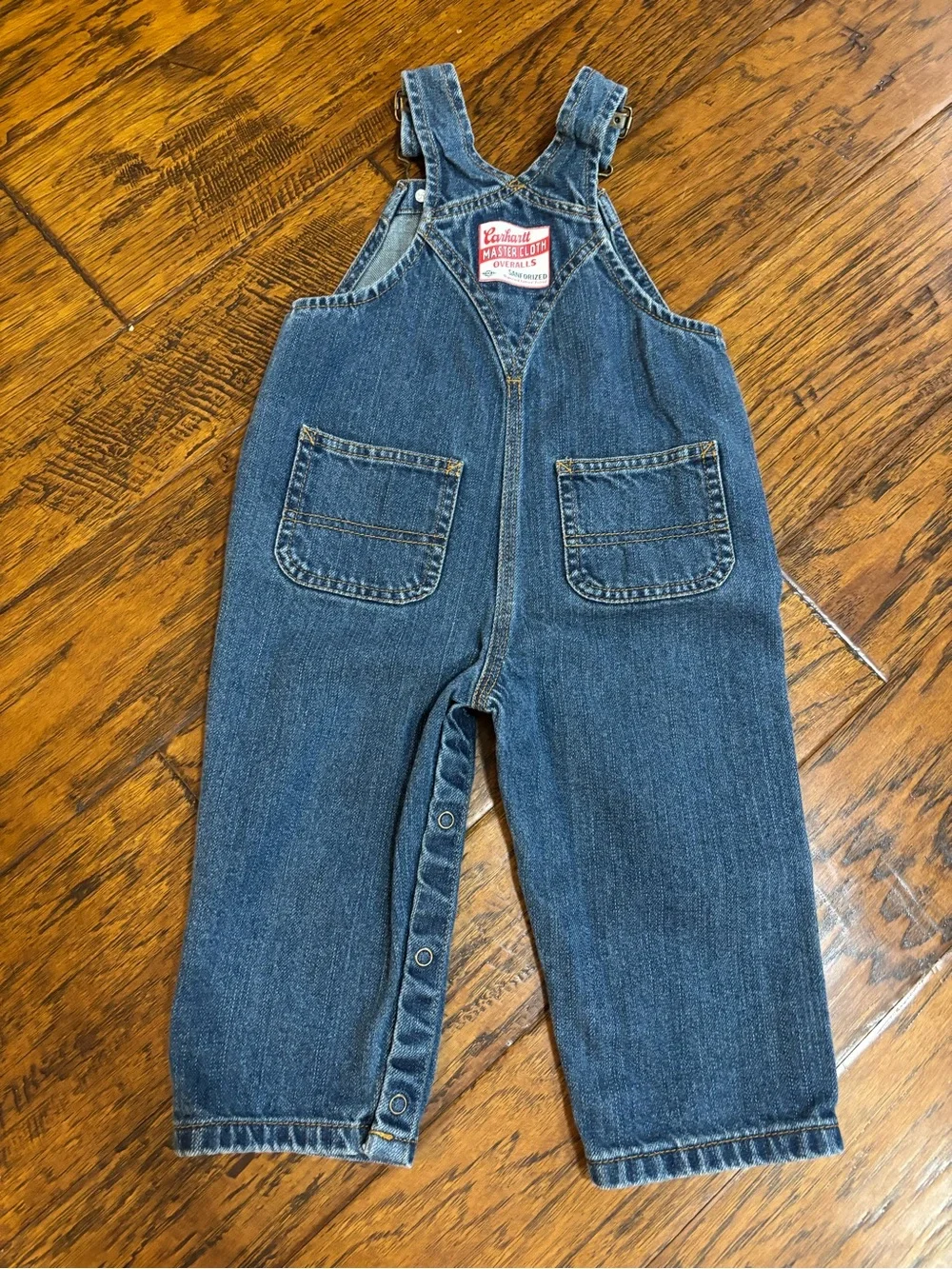 Carhartt Dark Blue Denim Overalls